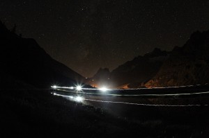 Arete du Mont Favre geçidinden menzile doğru bakış: Foto: © The North Face® Ultra-Trail du Mont-Blanc® – Franck Oddoux