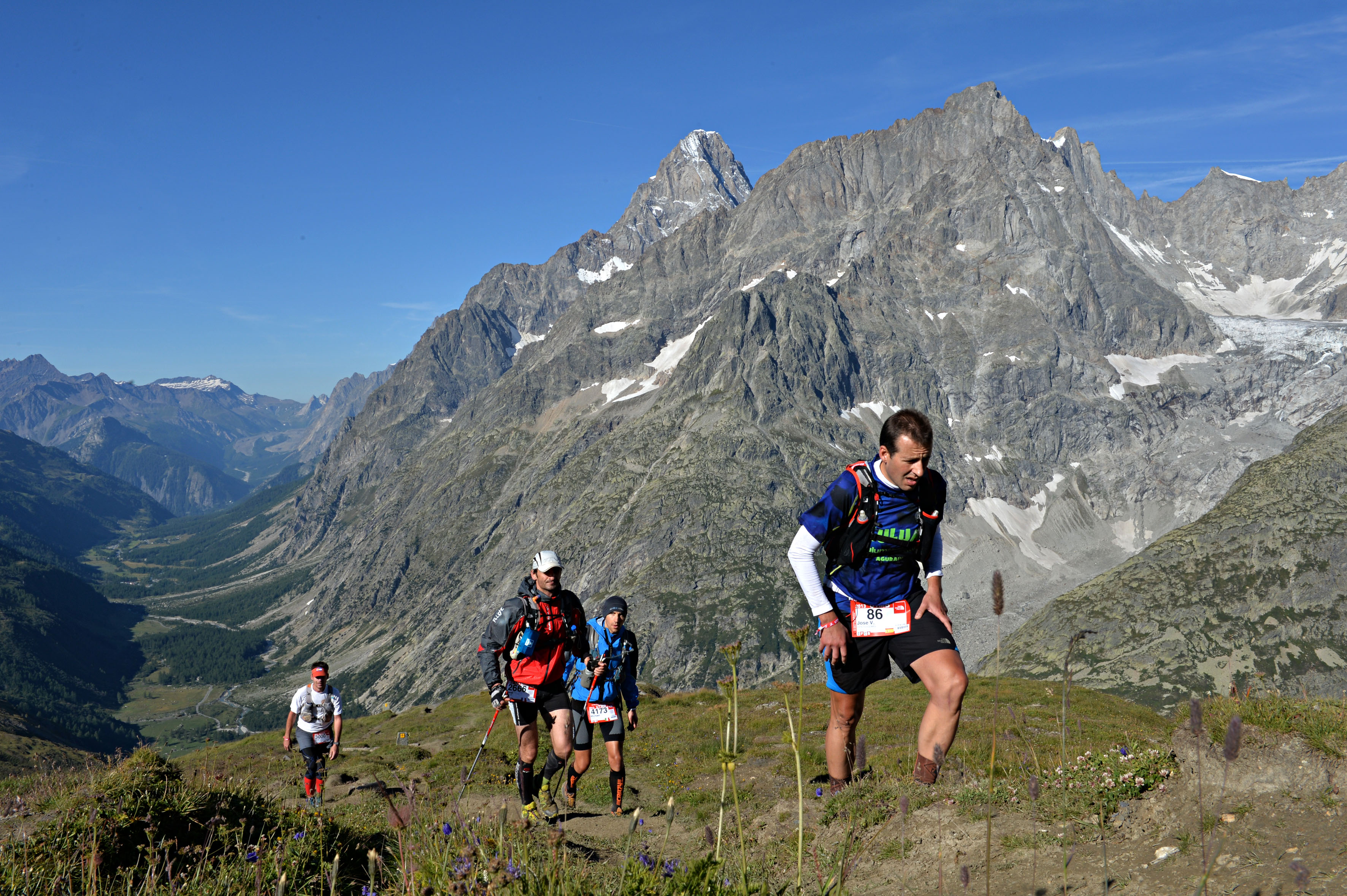 Grand Col Ferret'a çok az kaldı... Foto: © The North Face® Ultra-Trail du Mont-Blanc® - Pascal Tournaire